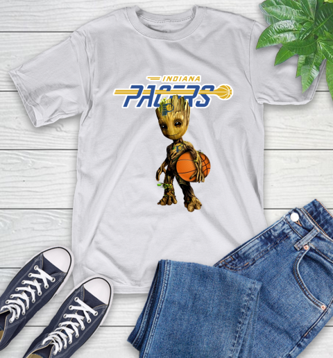 Indiana Pacers NBA Basketball Groot Marvel Guardians Of The Galaxy T-Shirt 12