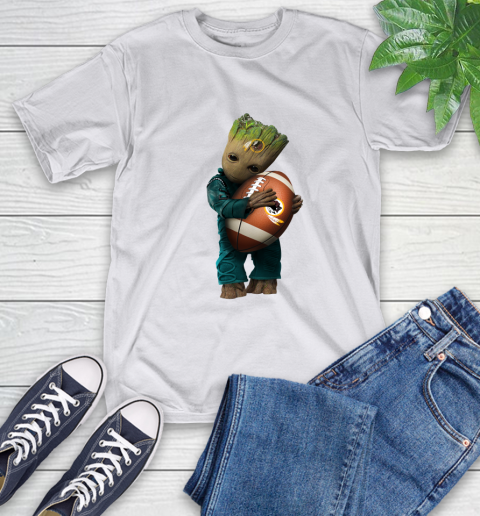 NFL Groot Guardians Of The Galaxy Football Sports Washington Redskins T-Shirt 12