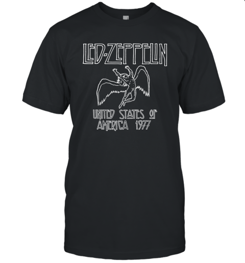 Led Zeppelin 1977 Tour Unisex Crewneck Unisex Jersey Tee