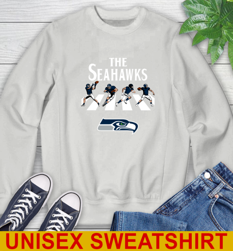 NFL Football Seattle Seahawks The Beatles Rock Band Shirt Sweatshirt 5