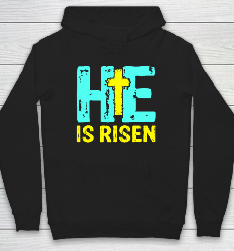 Happy Easter Day He is Risen Christian Easter Hoodie