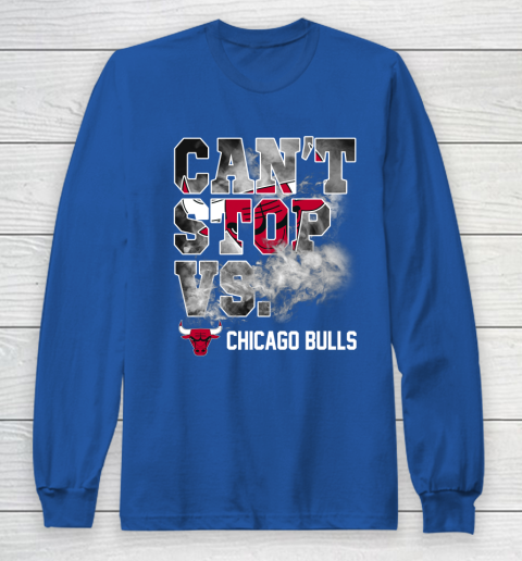 NBA Chicago Bulls Basketball Can't Stop Vs Long Sleeve T-Shirt 6