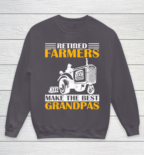 GrandFather gift shirt Retired Farmer Tractor Make The Best Grandpa Retirement Gift T Shirt Youth Sweatshirt 5