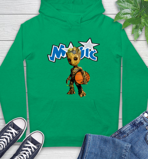 Orlando Magic NBA Basketball Groot Marvel Guardians Of The Galaxy Hoodie 8