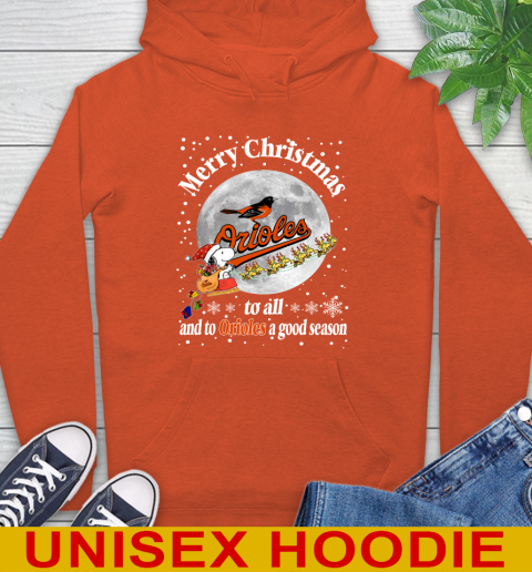 Baltimore Orioles Merry Christmas To All And To Orioles A Good Season MLB Baseball Sports Hoodie 4