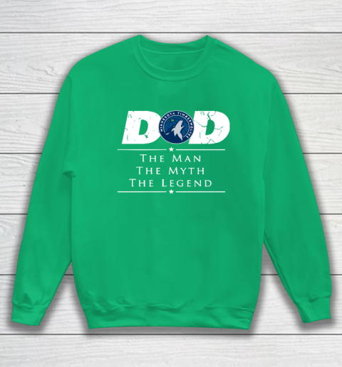 Minnesota Timberwolves NBA Basketball Dad The Man The Myth The Legend Sweatshirt 5