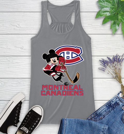 NHL Montreal Canadiens Mickey Mouse Disney Hockey T Shirt Racerback Tank 5