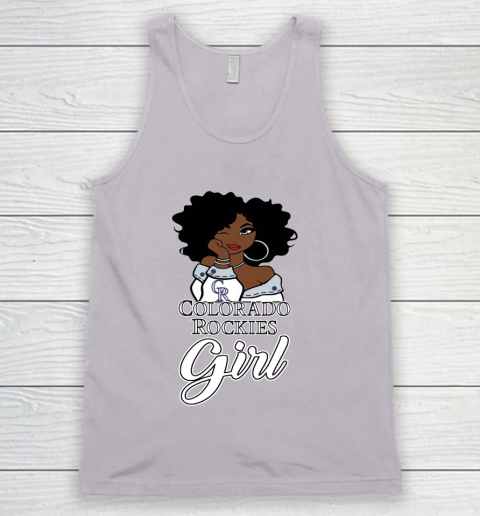 Colorado Rockiess Girl MLB Tank Top 4