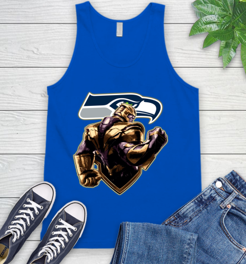 NFL Thanos Avengers Endgame Football Sports Seattle Seahawks Tank Top 5