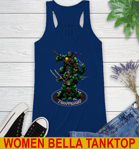 NHL Hockey Tampa Bay Lightning Teenage Mutant Ninja Turtles Shirt Racerback Tank 9