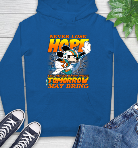 Miami Dolphins NFL Football Mickey Disney Never Lose Hope Hoodie 9