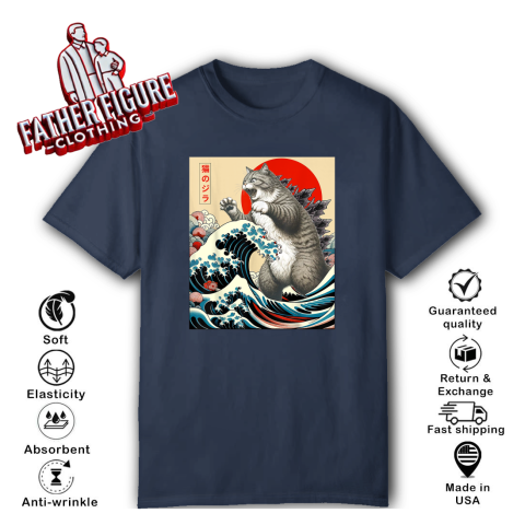 Japanese Sushi Dragon Graphic Gift T-Shirt