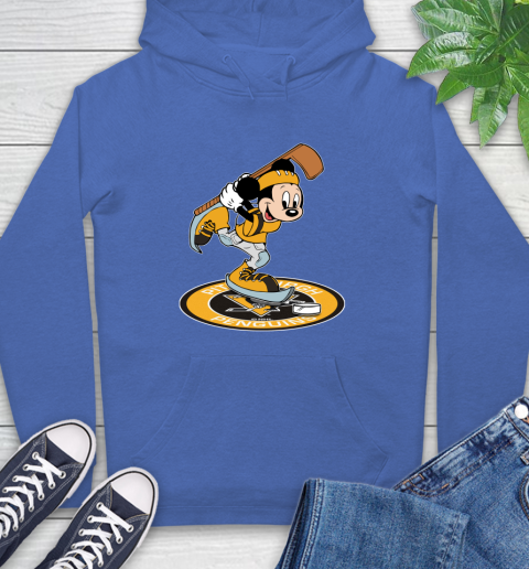 NHL Hockey Pittsburgh Penguins Cheerful Mickey Disney Shirt Hoodie 9