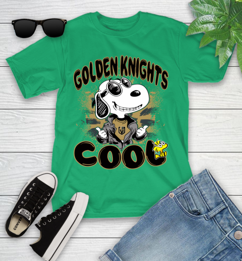 NHL Hockey Vegas Golden Knights Cool Snoopy Shirt Youth T-Shirt 7