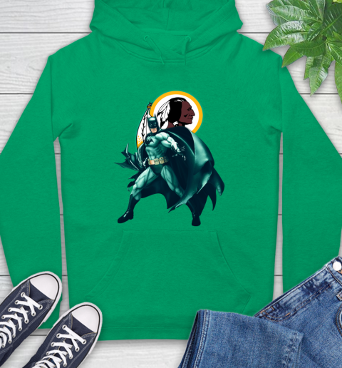 NFL Batman Football Sports Washington Redskins Hoodie 8