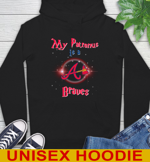 MLB Baseball Harry Potter My Patronus Is A Atlanta Braves Hoodie