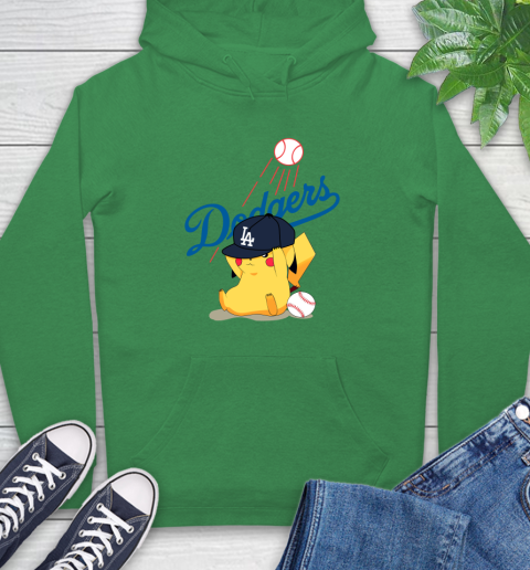 MLB Pikachu Baseball Sports Los Angeles Dodgers Hoodie 8