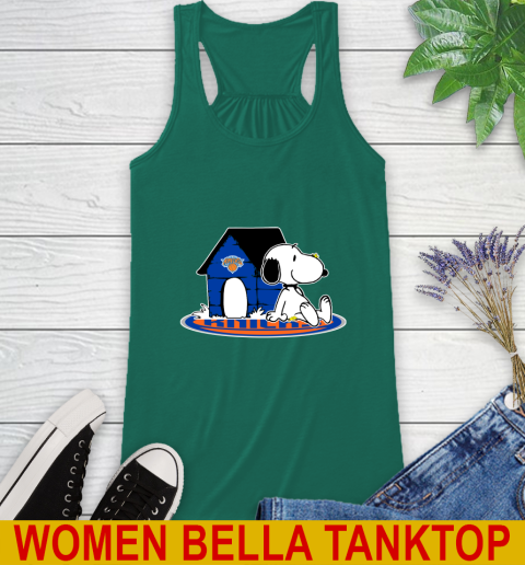 NBA Basketball New York Knicks Snoopy The Peanuts Movie Shirt Racerback Tank 7