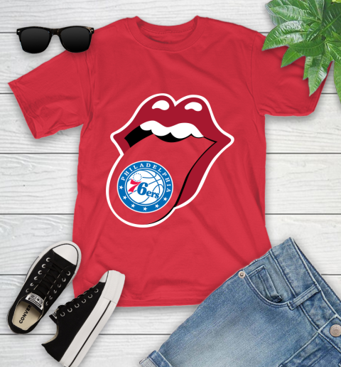Philadelphia 76ers NBA Basketball Lips I Root For My Team Adoring Fan 112