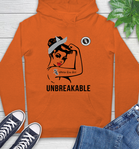 MLB Chicago White Sox Girl Unbreakable Baseball Sports Hoodie 3