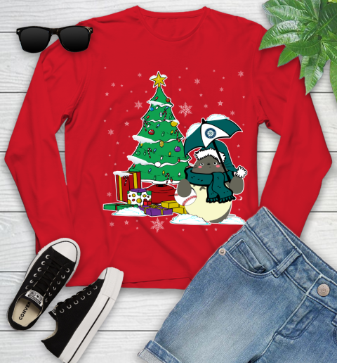 St.Louis Cardinals MLB Baseball Cute Tonari No Totoro Christmas Sports (2) Youth Long Sleeve 11