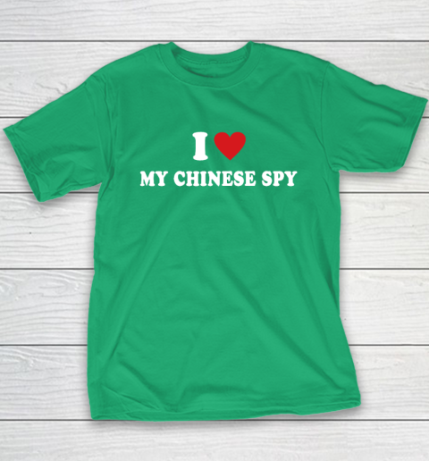 I Love My Chinese Spy I Heart My Chinese Spy Youth T-Shirt 4