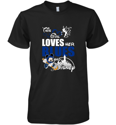This Girl Love Her St. Louis Blues And Mickey Disney Premium Men's T-Shirt
