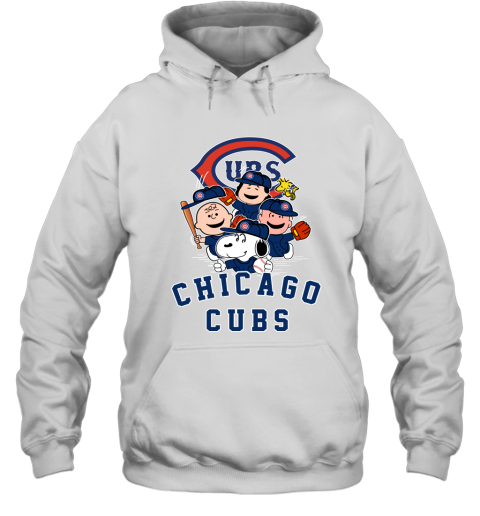 Baseball Mickey Team Chicago Cubs Hoodie 