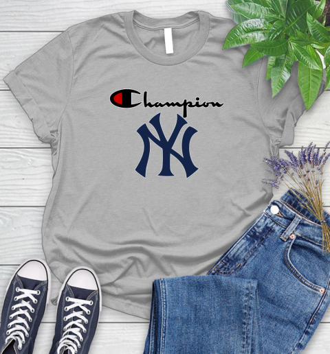 MLB Baseball New York Yankees Champion Shirt Women's T-Shirt 3