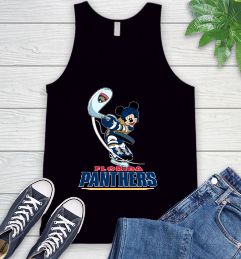 NHL Hockey Florida Panthers Cheerful Mickey Mouse Shirt Tank Top