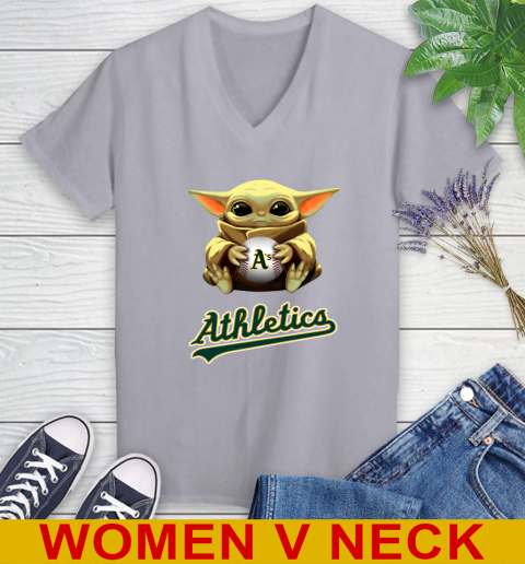 MLB Baseball Oakland Athletics Star Wars Baby Yoda Shirt 81
