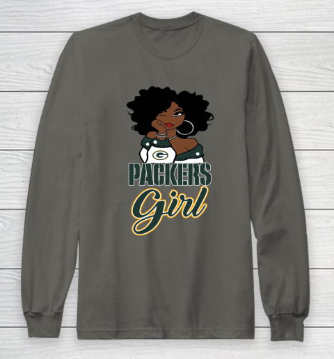 Green Bay Packers Girl NFL Long Sleeve T-Shirt 8