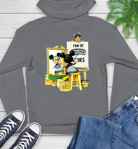 NBA Basketball San Antonio Spurs Mickey Drawing Shirt 19