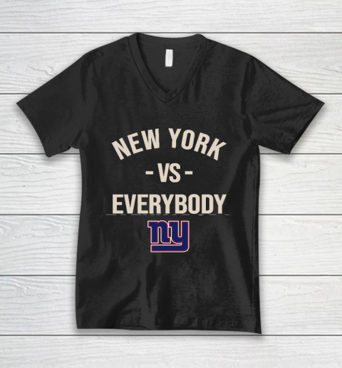 New York Giants Vs Everybody V-Neck T-Shirt