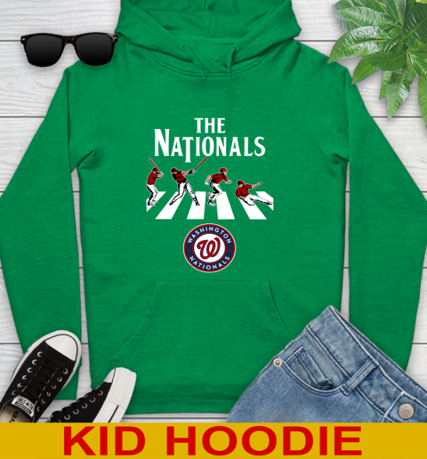 MLB Baseball Washington Nationals The Beatles Rock Band Shirt Youth Hoodie 8