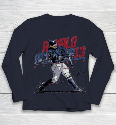 Ronald Acuna Jr 13 Youth Long Sleeve 2