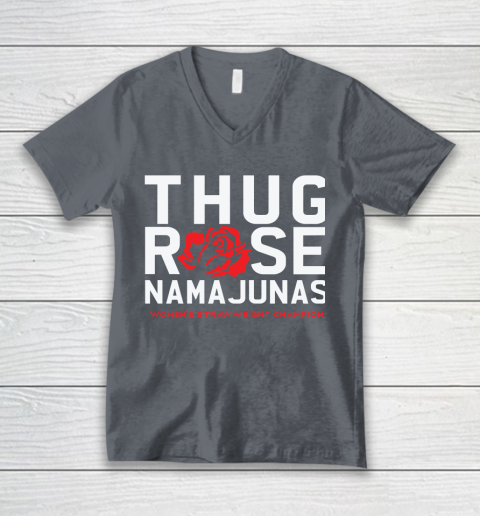 Thug Rose Namajunas Classic V-Neck T-Shirt 4