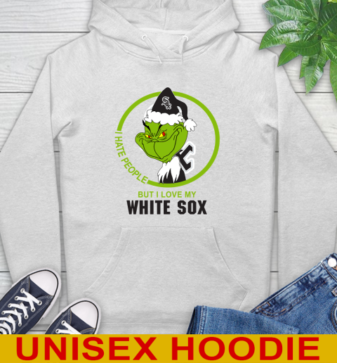 Chicago White Sox MLB Grinch I Hate People But I Love My Favorite Baseball Team 13