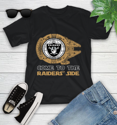 NFL Come To The Oakland Raiders Wars Football Sports Youth T-Shirt