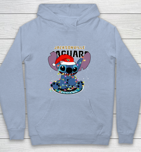 Jacksonville Jaguars NFL Football noel stitch Christmas Youth Hoodie 5