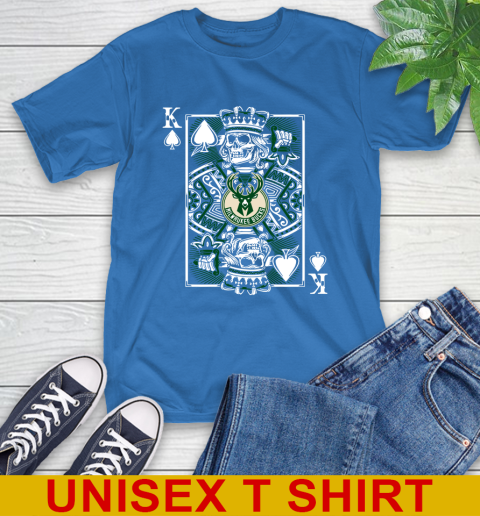Milwaukee Bucks NBA Basketball The King Of Spades Death Cards Shirt T-Shirt 11