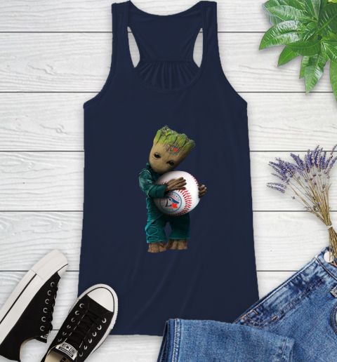 MLB Groot Guardians Of The Galaxy Baseball Sports Tampa Bay Rays Racerback Tank 12