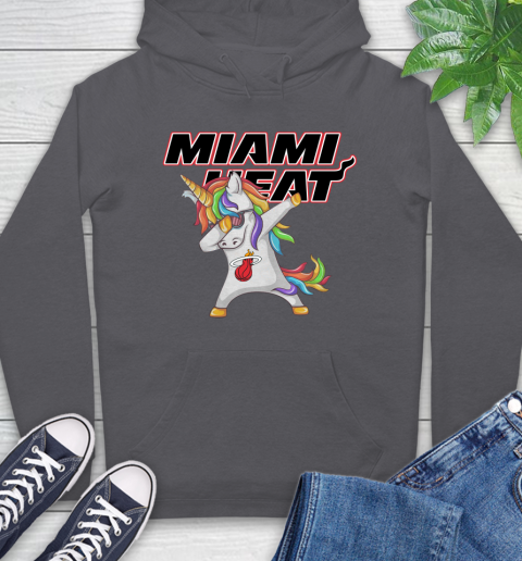 Miami Heat NBA Basketball Funny Unicorn Dabbing Sports Hoodie 7