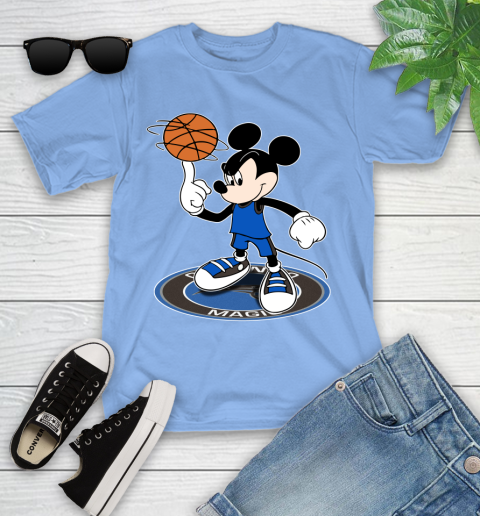 NBA Basketball Orlando Magic Cheerful Mickey Disney Shirt Youth T-Shirt 11