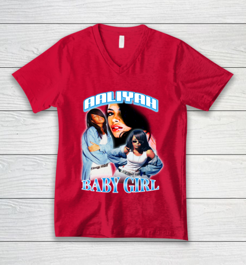 Red aaliyah store shirt