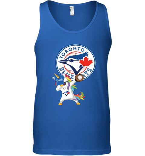Hip Hop Dabbing Unicorn Flippin Love Toronto Blue Jays Tank Top