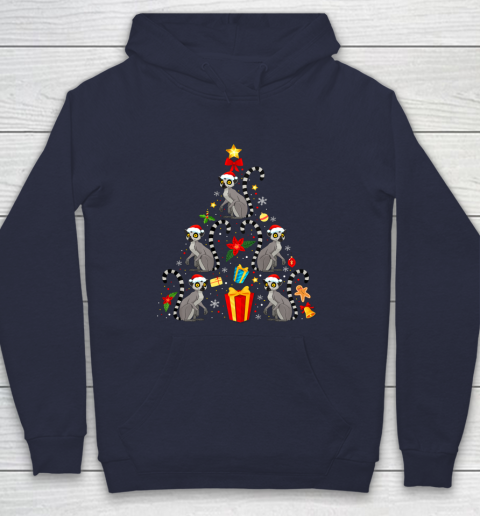Lemur Christmas Ornament Tree Funny Gift Hoodie 2