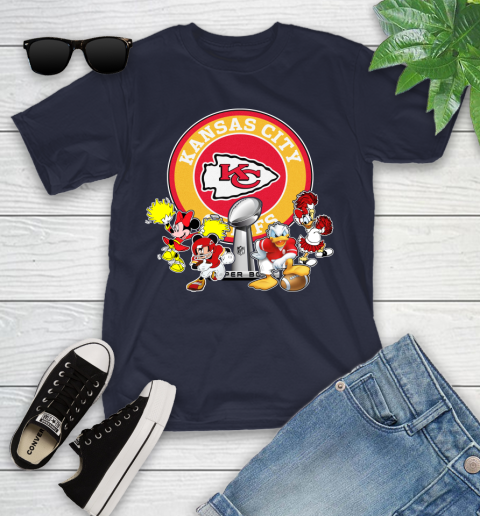 Kansas City Chiefs super bowl 2019 2020 mickey mouse minnie mouse donald duck daisy duck football shirt 103