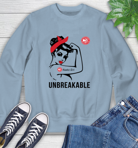 NBA Atlanta Hawks Girl Unbreakable Basketball Sports Sweatshirt 5