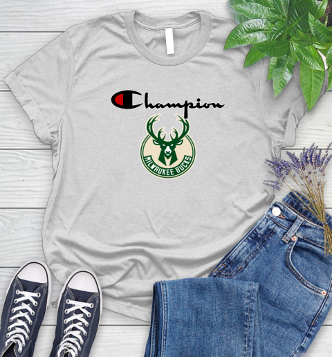 NBA Basketball Milwaukee Bucks Champion Shirt Women's T-Shirt